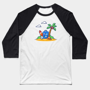 Summer Vacation Travel Baseball T-Shirt